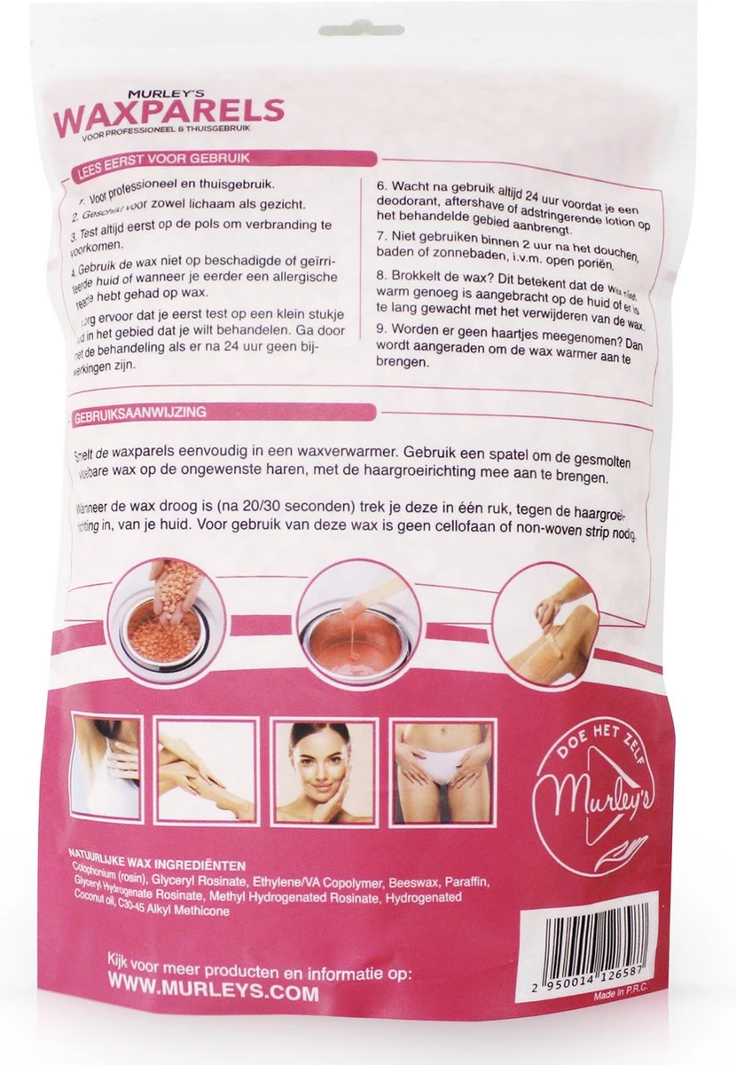 MURLEY'S Wax Ontharen 1000 Gram Wax Beans Incl. 30 Spatula's 1 Kg Wax Navulling Wax Ontharen - Navulling Wax Beans - Ontharen Van Lichaam En Gezicht - Brazilian Hard Wax Beans - Voordelig 2 MURLEY'S Wax Ontharen 1000 Gram Wax Beans Incl. 30 Spatula's 1 Kg Wax Navulling Wax Ontharen - Navulling Wax Beans - Ontharen Van Lichaam En Gezicht - Brazilian Hard Wax Beans - Voordelig - Afbeelding 2