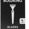 Boldking The Refill Blades 4x - Scheermesjes Voor Normale Huid