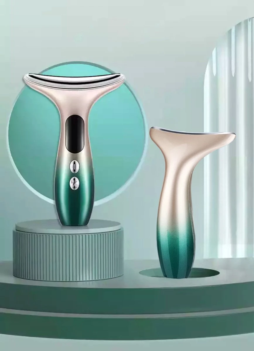 Merkloos Facelift Apparaat + Gold Mask Anti-rimpel En Verjongend Hydraterende Gezichtsmasker, Geïmpregneerd Met Telomerase Serum - Anti Rimpels Nek En Gezicht Apparaat - Facelift - Skin Care - Huidverzorging Apparaat - Drie Lichten Functie - FDA - CE – 2022 1 Merkloos Facelift Apparaat + Gold Mask Anti-rimpel En Verjongend Hydraterende Gezichtsmasker, Geïmpregneerd Met Telomerase Serum - Anti Rimpels Nek En Gezicht Apparaat - Facelift - Skin Care - Huidverzorging Apparaat - Drie Lichten Functie - FDA - CE – 2022