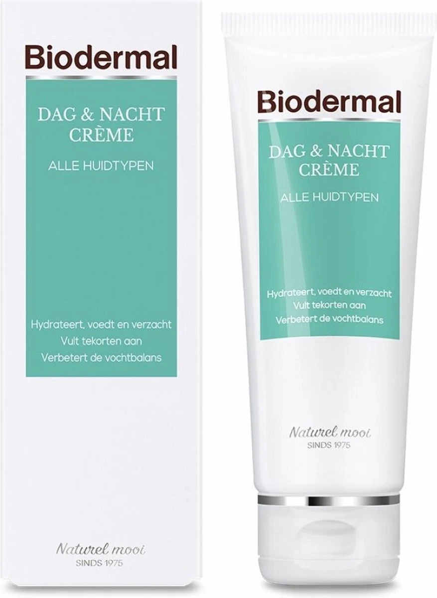 Biodermal Dag- En Nachtcrème - Hydraterend En Voedend - 100ml 1 Biodermal Dag- En Nachtcrème - Hydraterend En Voedend - 100ml