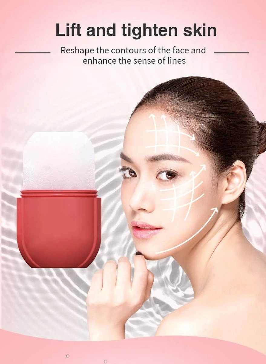 Gezicht Roller Siliconen - Gezicht - IJs Roller - Ice Roller - Massage - Facial Massage Roller - Skin Care Hand Massage - Gezichtsmassage - Gezichtroller - Beauty - Roze 5 Gezicht Roller Siliconen - Gezicht - IJs Roller - Ice Roller - Massage - Facial Massage Roller - Skin Care Hand Massage - Gezichtsmassage - Gezichtroller - Beauty - Roze - Afbeelding 5