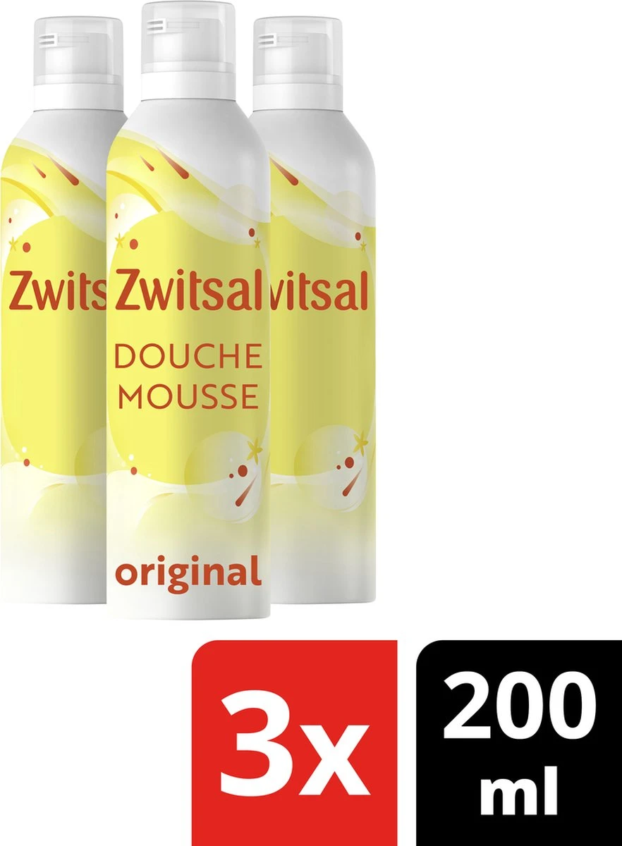 Zwitsal Voor Jou Douche Mousse Met De Milde En Zachte Geur Van Zwitsal Original Milde Reiniging Voor Een Zachte Huid 3 X 200 Ml 2 Zwitsal Voor Jou Douche Mousse Met De Milde En Zachte Geur Van Zwitsal Original Milde Reiniging Voor Een Zachte Huid 3 X 200 Ml - Afbeelding 2