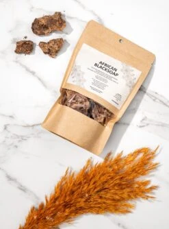 Nature's Blend African Black Soap - Zeep Puur - Biologisch - 100 Gram -Verzorgingsvoordeel Huis 887x1200