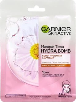 Garnier SkinActive Tissue Gezichtsmasker Hydraterend & Kalmerend - 1 Stuks
