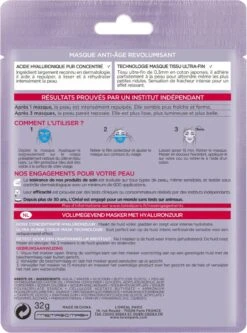 L’Oréal Paris - Revitalift Filler Hyaluronzuur Tissue Gezichtsmasker - 5 Stuks - Voordeelverpakking 10 L’Oréal Paris - Revitalift Filler Hyaluronzuur Tissue Gezichtsmasker - 5 Stuks - Voordeelverpakking -Verzorgingsvoordeel Huis 890x1200 5
