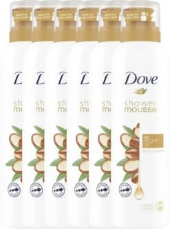 Dove Argan Oil Doucheschuim - 6 X 200ml - Voordeelverpakking