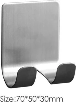 Merkloos Luxe RVS Scheermeshouder - 1 Stuk - Zelfklevende Scheermeshouder - Badkamer Scheermes Houder - Handdoek Houder - Badkamerhaak - Wandhaak - Zelfklevende Haak - Haakje - Douche - Toilet - Keuken - Kabelhouder - Organizer - Haak Voor Scheermes - Wc Haak -Verzorgingsvoordeel Huis 898x1200 1