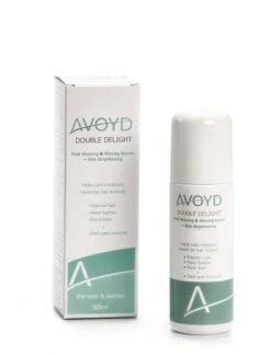 Avoyd Double Delight 90ml - Voorkomt En Verhelpt Ingegroeide Haartjes, Scheerirritatie En Scheerbultjes. Daarnaast Reduceert Het Pigmentvlekjes - Geschikt Voor M/v - 043 -Verzorgingsvoordeel Huis 914x1200