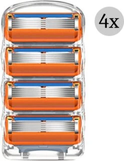4x Scheermesjes - Compatibel Met Gillette Fusion Scheermes (5 Blades) Vervanging