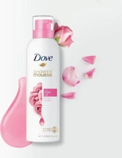Dove Rose Oil Doucheschuim - 6 X 200 Ml - Voordeelverpakking -Verzorgingsvoordeel Huis 927x1200