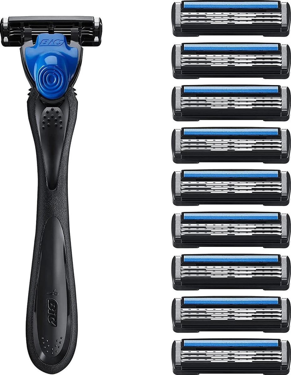 BIC Scheermesjes - Hybrid 3 Flex Scheersysteem Met 10 Navullingen 3 BIC Scheermesjes - Hybrid 3 Flex Scheersysteem Met 10 Navullingen - Afbeelding 3