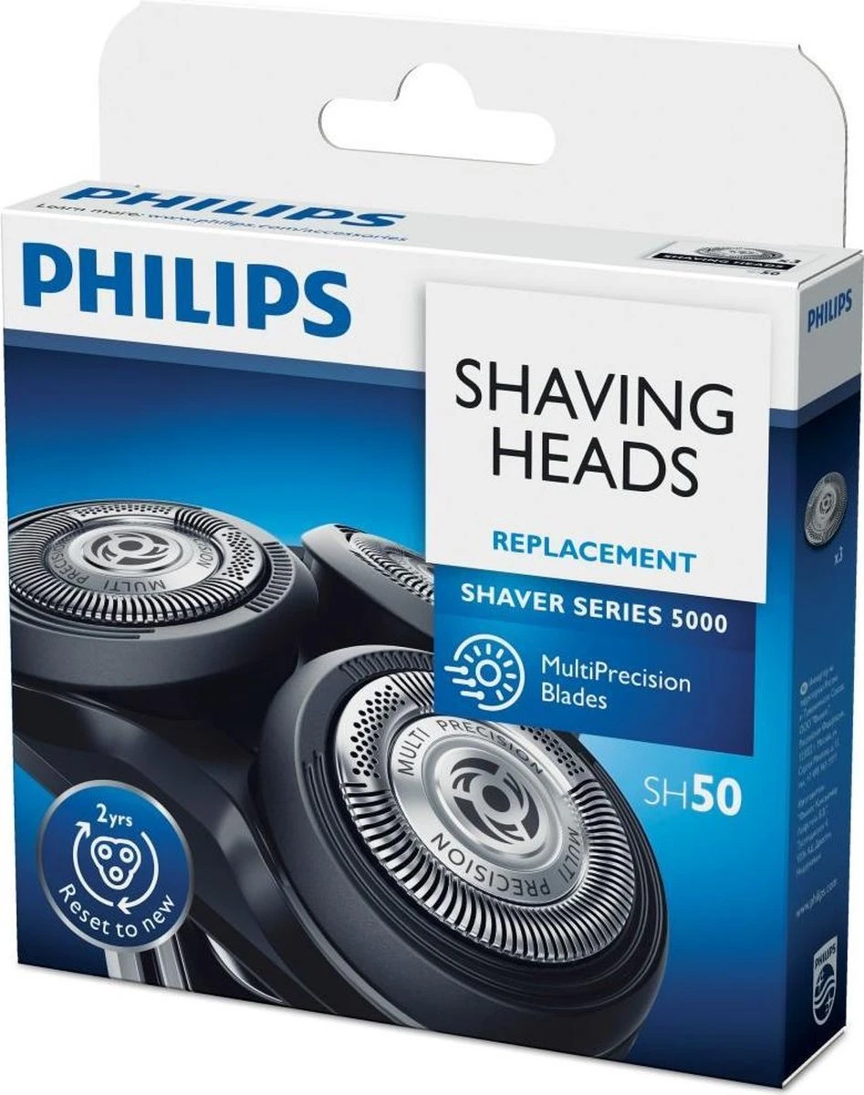 Philips 5000 Serie SH50/50 - Scheerkoppen - 3 Stuks 1 Philips 5000 Serie SH50/50 - Scheerkoppen - 3 Stuks