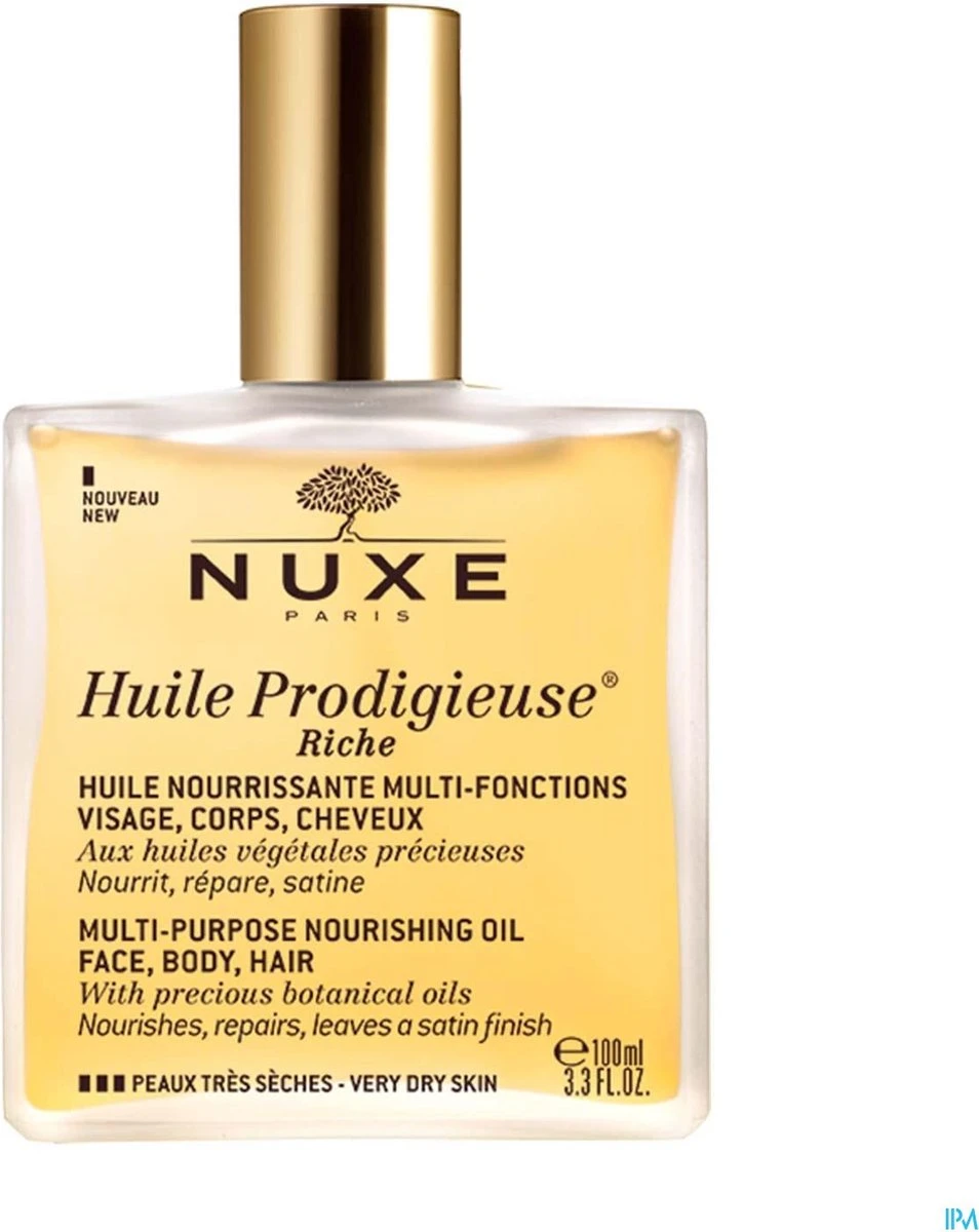Nuxe Huile Prodigieuse Riche Dry Oil Droogolie - 100 Ml 17 Nuxe Huile Prodigieuse Riche Dry Oil Droogolie - 100 Ml - Afbeelding 17