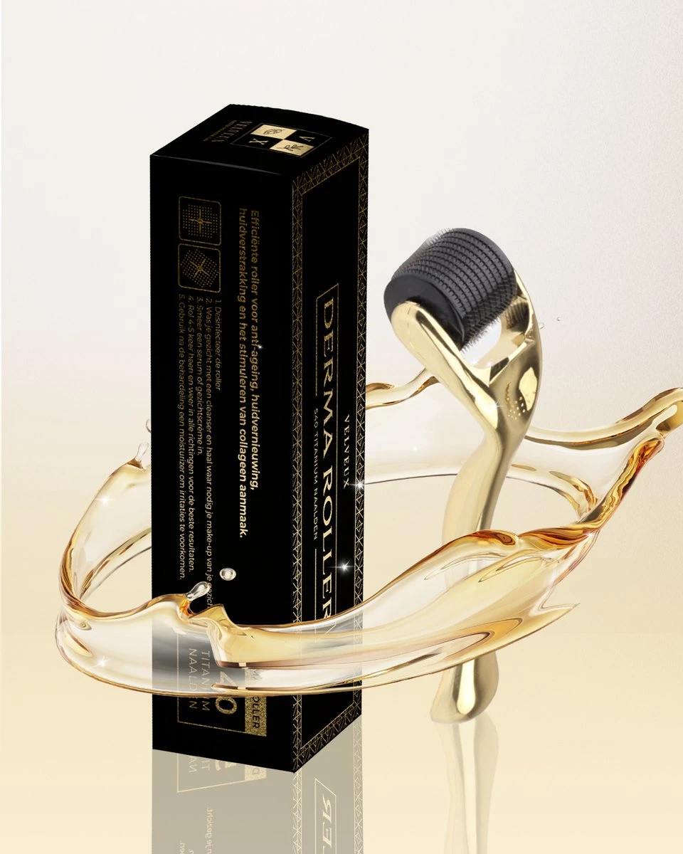 Dermaroller – 540 Micro Naalden – 0.5 MM Needle – Huidverjonging – Huidverzorging – Littekens – Striea – Steriel Verpakt 1 Dermaroller – 540 Micro Naalden – 0.5 MM Needle – Huidverjonging – Huidverzorging – Littekens – Striea – Steriel Verpakt