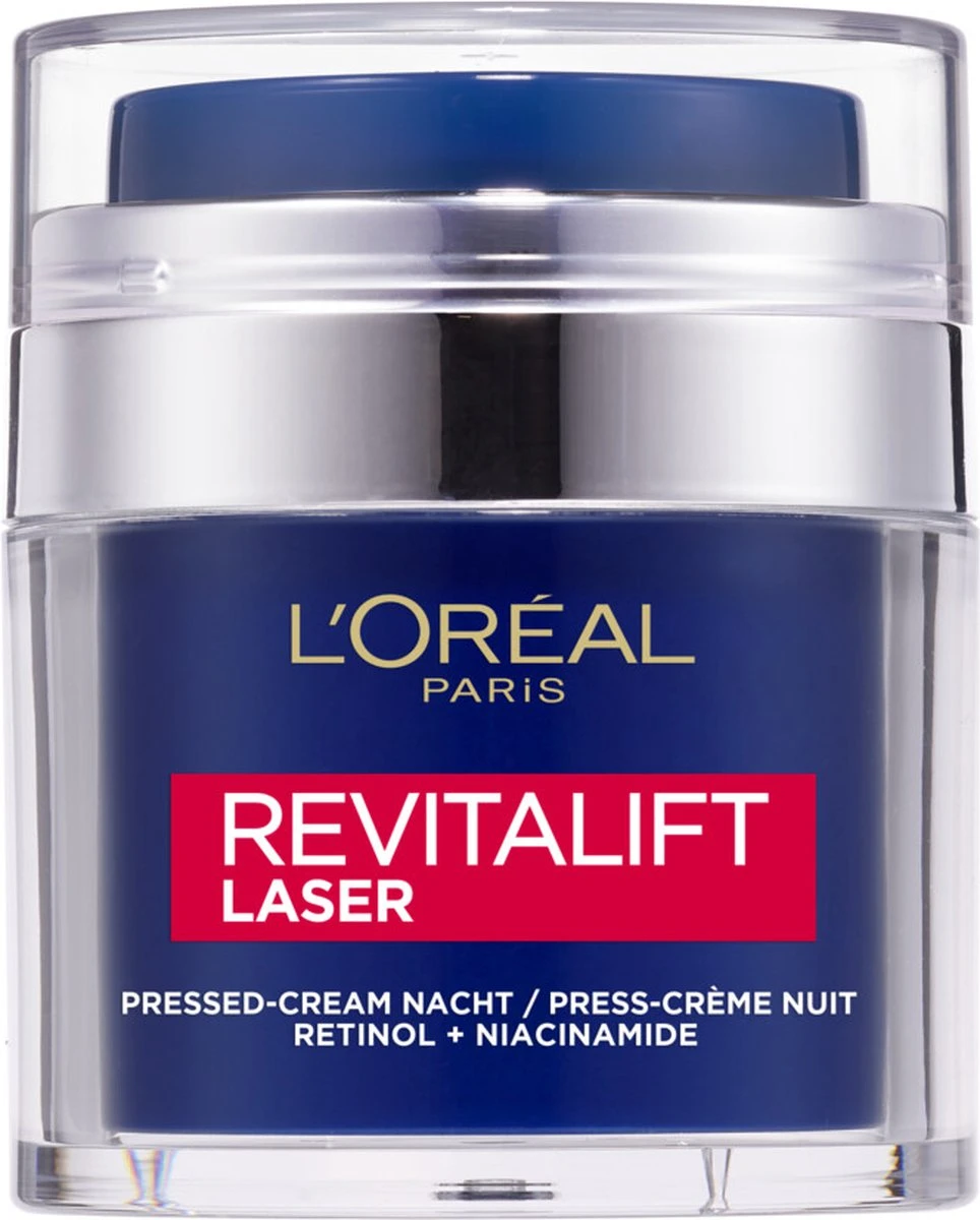 L’Oréal Paris Revitalift Laser Pressed Nachtcrème - Retinol En Niacinamide - 50 Ml 1 L’Oréal Paris Revitalift Laser Pressed Nachtcrème - Retinol En Niacinamide - 50 Ml