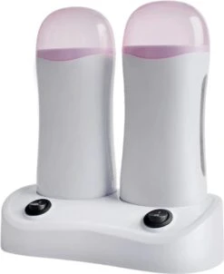 Wax Apparaat Ontharen Dubbele Cartridge Wax Epilator Roller Wax Epilator Elektrische Wax Warmte Roller Braziliaanse Wax Verwijdering Wax Warmer Lichaam OntharingsmachineWAx Apparaat