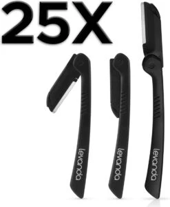 25 Duurzame Wenkbrauw Scheermesjes - Dermaplanning Razors -wegwerp Scheermesje Vrouw Gezicht Ontharing - Eyebrow Razor