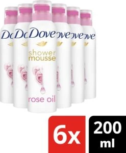 Dove Rose Oil Doucheschuim - 6 X 200 Ml - Voordeelverpakking -Verzorgingsvoordeel Huis 989x1200 1